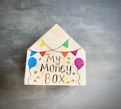 Wooden Money Box