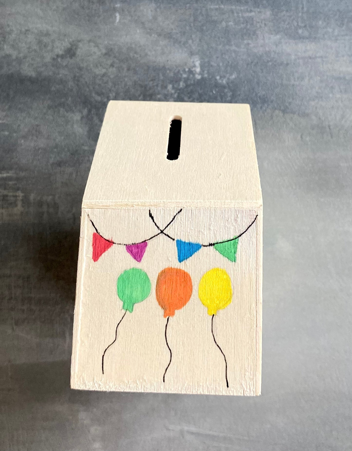 Wooden Money Box