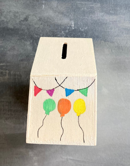 Wooden Money Box